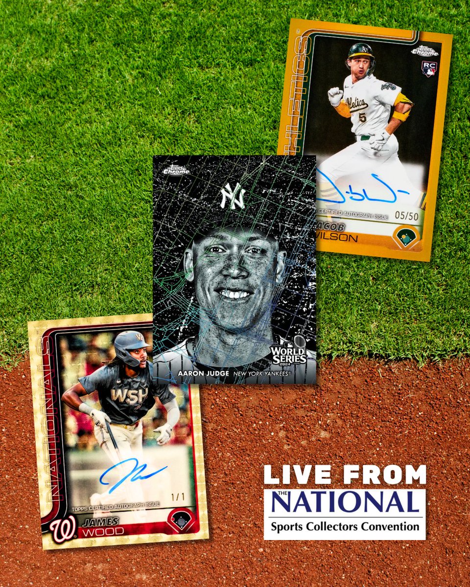 RealBreaksLive's tweet image. We're breaking LIVE from the 2025 National in Chicago July 30 to August 3! 📢
Join us for 2025 Topps Chrome Baseball MULTI-CASE PICK YOUR PLAYER break on July 30th. Baseball fans won’t want to miss this one!
📲 Get the app and grab your spots when they drop:…