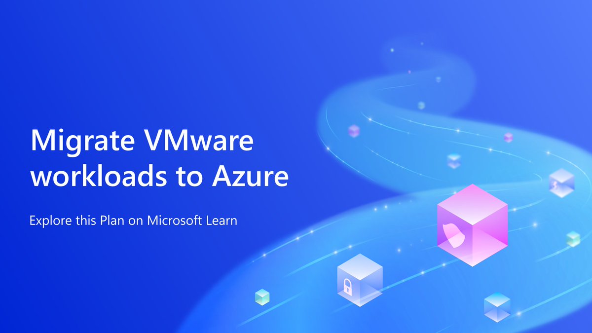 Learn how to migrate your Windows Servers from VMware to Azure VMware Solution in this new Plan on Microsoft Learn: msft.it/6018SrHvu

#Azure #Microsoft