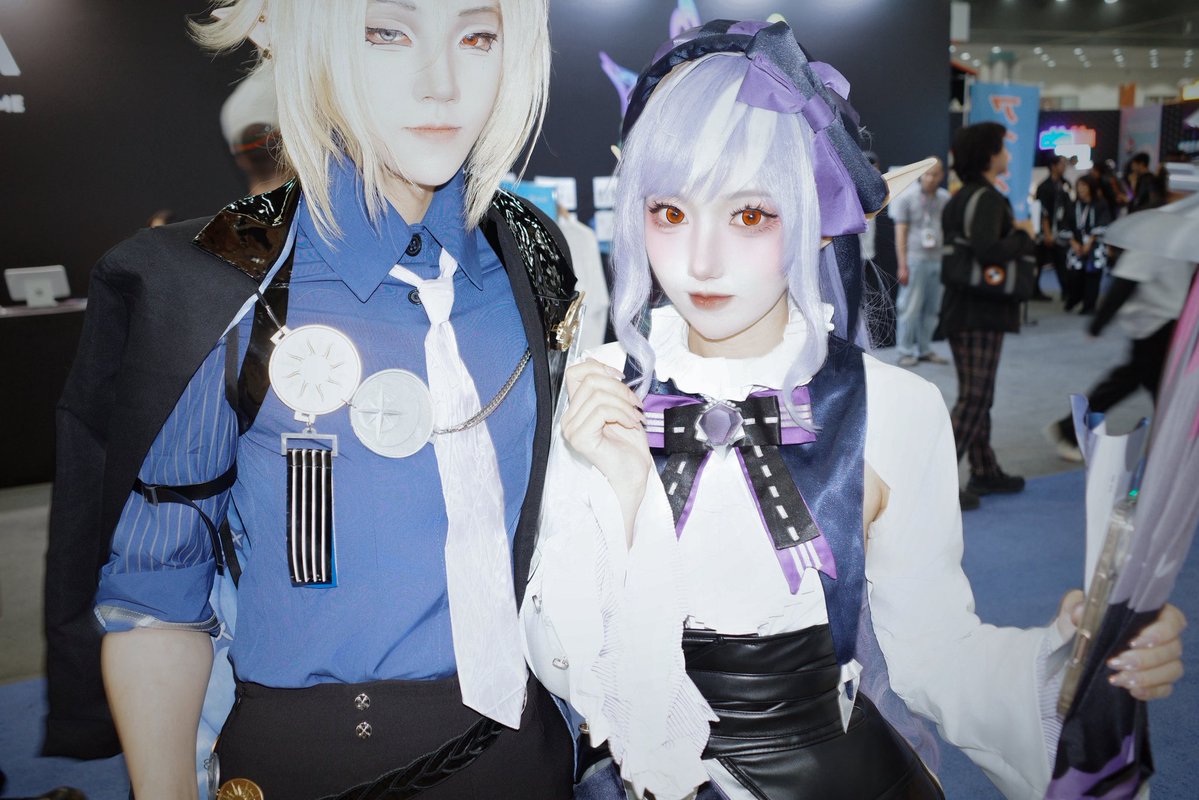 sora_sparrow_'s tweet image. Cosplay/コスプレ
ゼンレスゾーンゼロ / ビビアン/ ヒューゴ•ヴラド
Zenless zone zero / Vivian / Hugo
Vivian: me
Hugo: @lychee__kiyo
#zenlesszonezero #zzzero #ゼンゼロ #绝区零 #젠레스존제로 #绝区零 #ビビアン #Vivian #HugoVlad #ヒューゴ #AnimeExpo2025