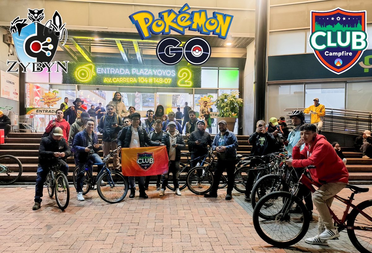 Gracias por el apoyo continuo a las comunidades de Latinoamérica <a href="/PokemonGoApp/">Pokémon GO</a> <a href="/PokemonGoAppLA/">Pokémon GO Latinoamérica</a> #PokemonGO #campfire, aqui estamos estrenando Bandera, y más que todo gracias a cada uno de los entrenadores que nos acompañan.