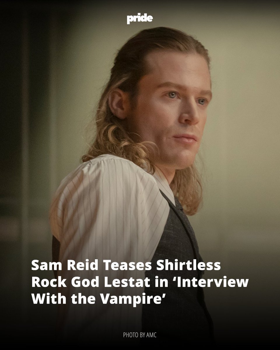 Pride's tweet image. In a first look at the highly anticipated third season of Interview With the Vampire, the blood-soaked, queer love story finally puts Lestat front and center.
And on stage. And shirtless
gayety.com/shirtless-rock…