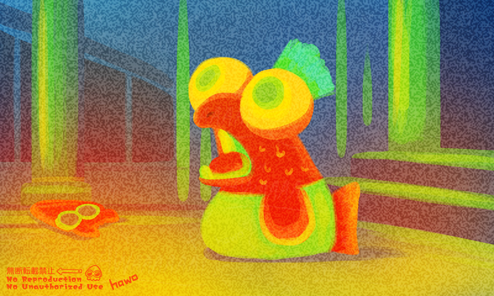 Splatoon_hawo's tweet image. サーモグラフィー