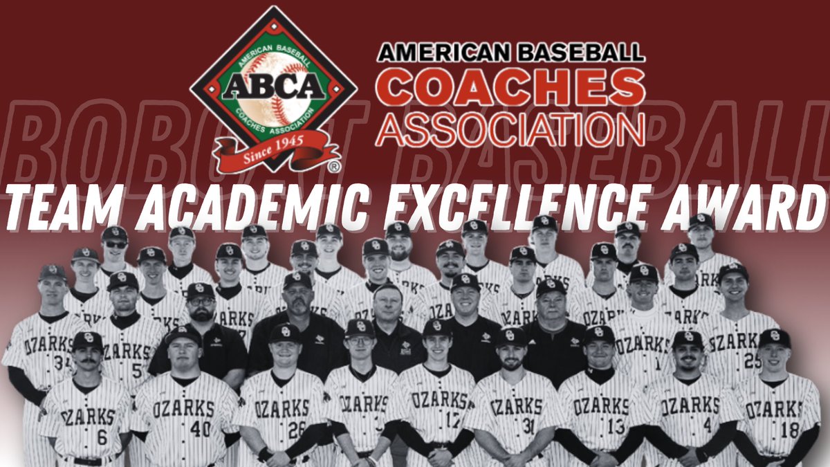 CofO Baseball (@cofobaseball) on Twitter photo 📚 𝗔𝗕𝗖𝗔 𝗧𝗲𝗮𝗺 𝗔𝗰𝗮𝗱𝗲𝗺𝗶𝗰 𝗘𝘅𝗰𝗲𝗹𝗹𝗲𝗻𝗰𝗲 📚
With a 3.09 GPA during the 2024-2025 school year, our Baseball Bobcats are getting it done in the classroom. Proud to be one of two <a href="/Sooner_Athletic/">The Sooner Athletic Conference</a> programs to receive the award!
#HardWorkU 📚 𝗔𝗕𝗖𝗔 𝗧𝗲𝗮𝗺 𝗔𝗰𝗮𝗱𝗲𝗺𝗶𝗰 𝗘𝘅𝗰𝗲𝗹𝗹𝗲𝗻𝗰𝗲 📚
With a 3.09 GPA during the 2024-2025 school year, our Baseball Bobcats are getting it done in the classroom. Proud to be one of two <a href="/Sooner_Athletic/">The Sooner Athletic Conference</a> programs to receive the award!
#HardWorkU