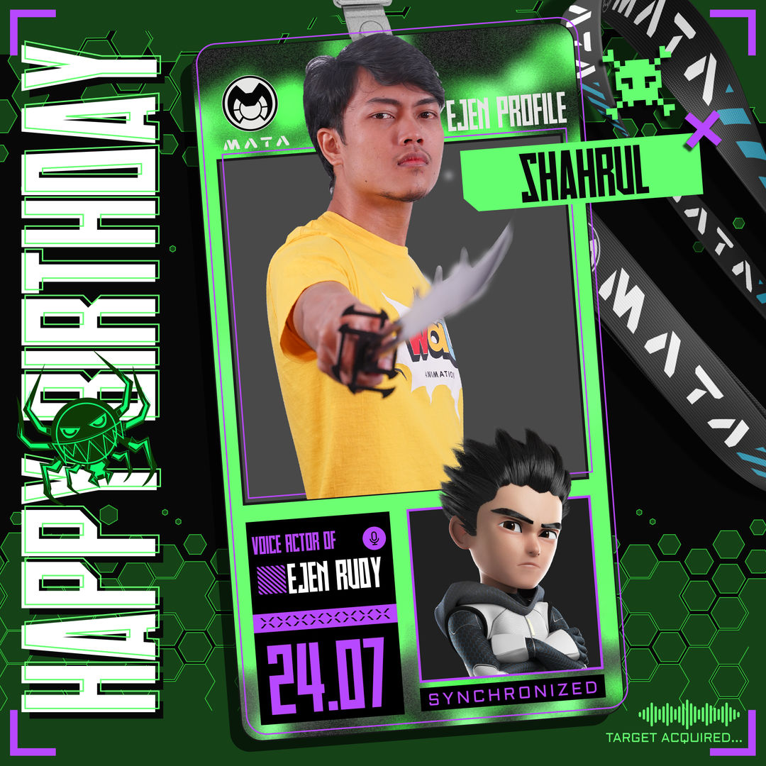 ejen_ali's tweet image. SELAMAT HARI JADI EJEN RUDY DAN ABANG SYAHRUL‼️🎉
Hehehe~ 🤣🤣🤣🤣 
#ejenali #ejenrudy #eatm2 #birthdayVoiceActor