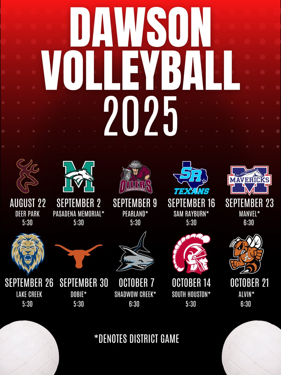 Dawsonvball's tweet image. It’s almost that time!🌟
@DawsonHighSchl
