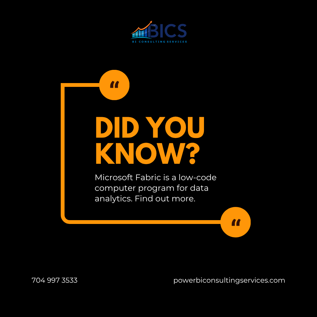 PowerBIPartners's tweet image. Unlock the power of data with Microsoft Fabric ๐ Transform raw data into insights effortlessly, no heavy coding needed. Perfect for pros & beginners alike. Dive in, innovate faster, and lead with data-driven decisions.  ow.ly/YM2450Wupp6๐ก #DataRevolution #LowCodeMagic