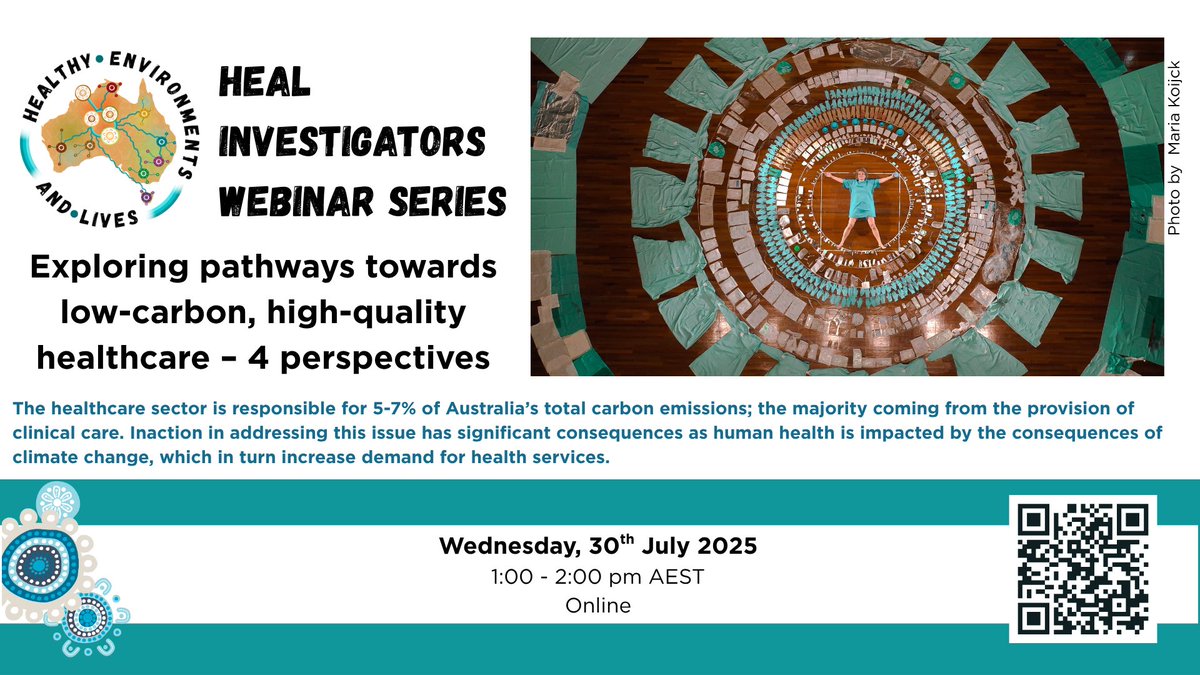 HEALenviron's tweet image. ⏳ Less than one week to go! Don’t miss out on these incredible back-to-back online webinars next Wednesday 30th July 2025 from 12-2pm 🎙️💻
📅 Register for Centre for Safe Air & @HEALenviron webinars by emailing heal@canberra.edu.au 🌏💚