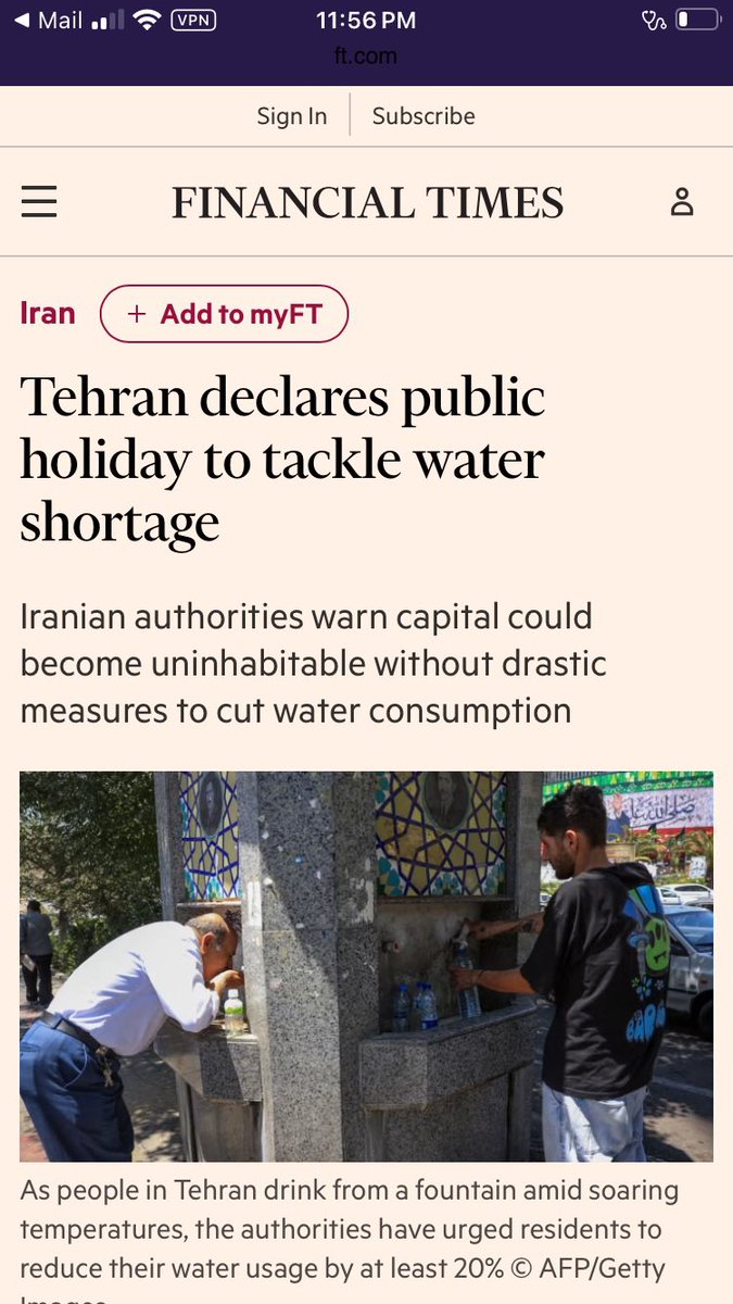 Mfasihy's tweet image. افزایش تعطیلات آخر هفته به فایننشیال تایمز کشید. امیدوارم تعطیلی همین یکبار باشد.
#نکنید