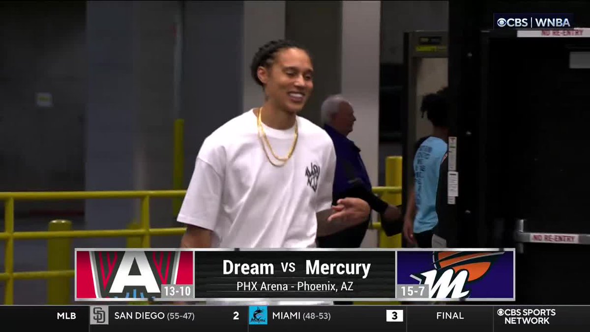 CBSSportsNet's tweet image. Wednesday night hoops in the @WNBA 🏀
@AtlantaDream vs. @PhoenixMercury
Watch now on CBS Sports Network!