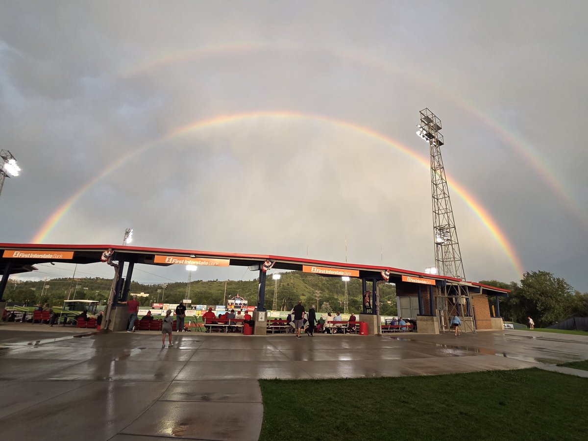 Richard Anderson (@rnanderson59) on Twitter photo Picturesque night at the ballpark during a regional playoffs game between <a href="/Post22Baseball/">Post 22 Baseball</a> and Spearfish Post 164 Picturesque night at the ballpark during a regional playoffs game between <a href="/Post22Baseball/">Post 22 Baseball</a> and Spearfish Post 164