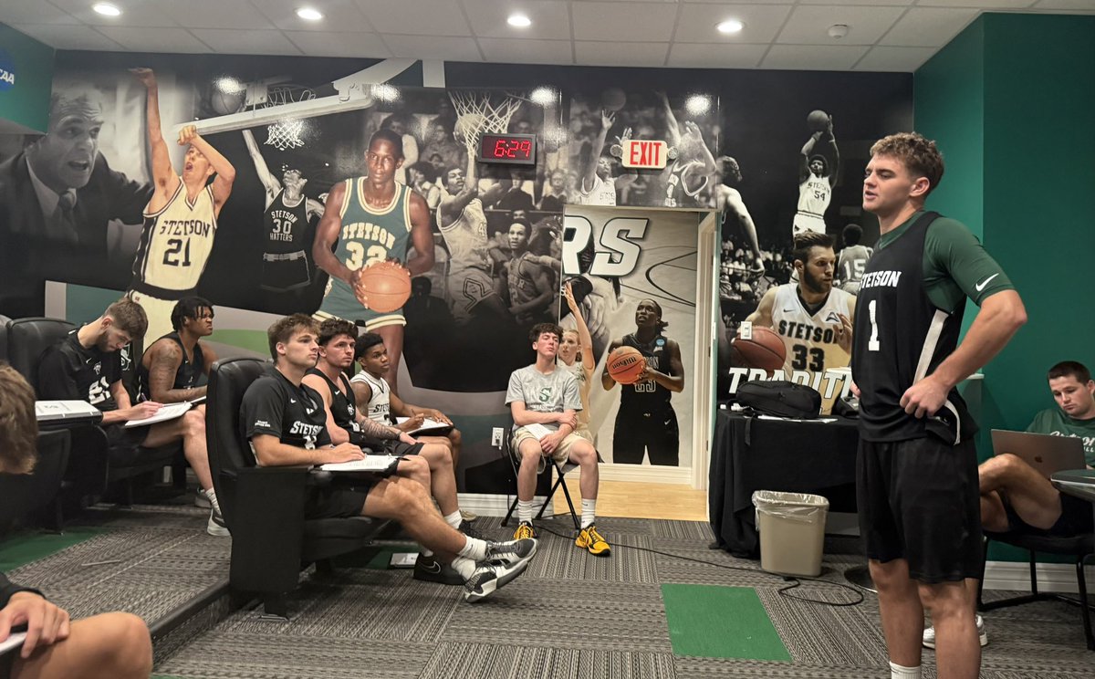 Donnie Jones (@donniejones) on Twitter photo Who’s your HERO?
Today our <a href="/StetsonMBB/">Stetson MBB🌴</a> took a moment to share the people who shaped us 🙏the ones who believed in us, inspired us, and made us better.
When you know your Brother’s Why, You Play with Heart.
#Starting5 | #ThePowerOfWe | #AllHats | <a href="/StetsonMBB/">Stetson MBB🌴</a> Who’s your HERO?
Today our <a href="/StetsonMBB/">Stetson MBB🌴</a> took a moment to share the people who shaped us 🙏the ones who believed in us, inspired us, and made us better.
When you know your Brother’s Why, You Play with Heart.
#Starting5 | #ThePowerOfWe | #AllHats | <a href="/StetsonMBB/">Stetson MBB🌴</a>