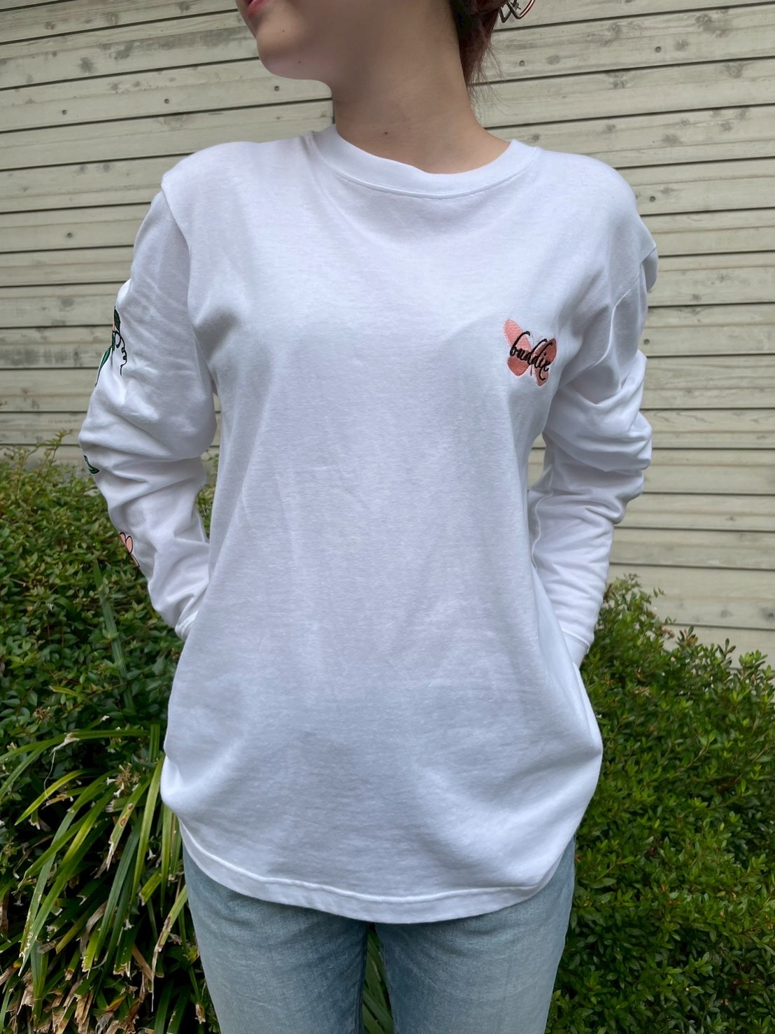 buddix Butterfly Logo EMB LS Tee XLサイズ Butterfly Logo EMB LS Tee | buddix | VERTICAL GARAGE