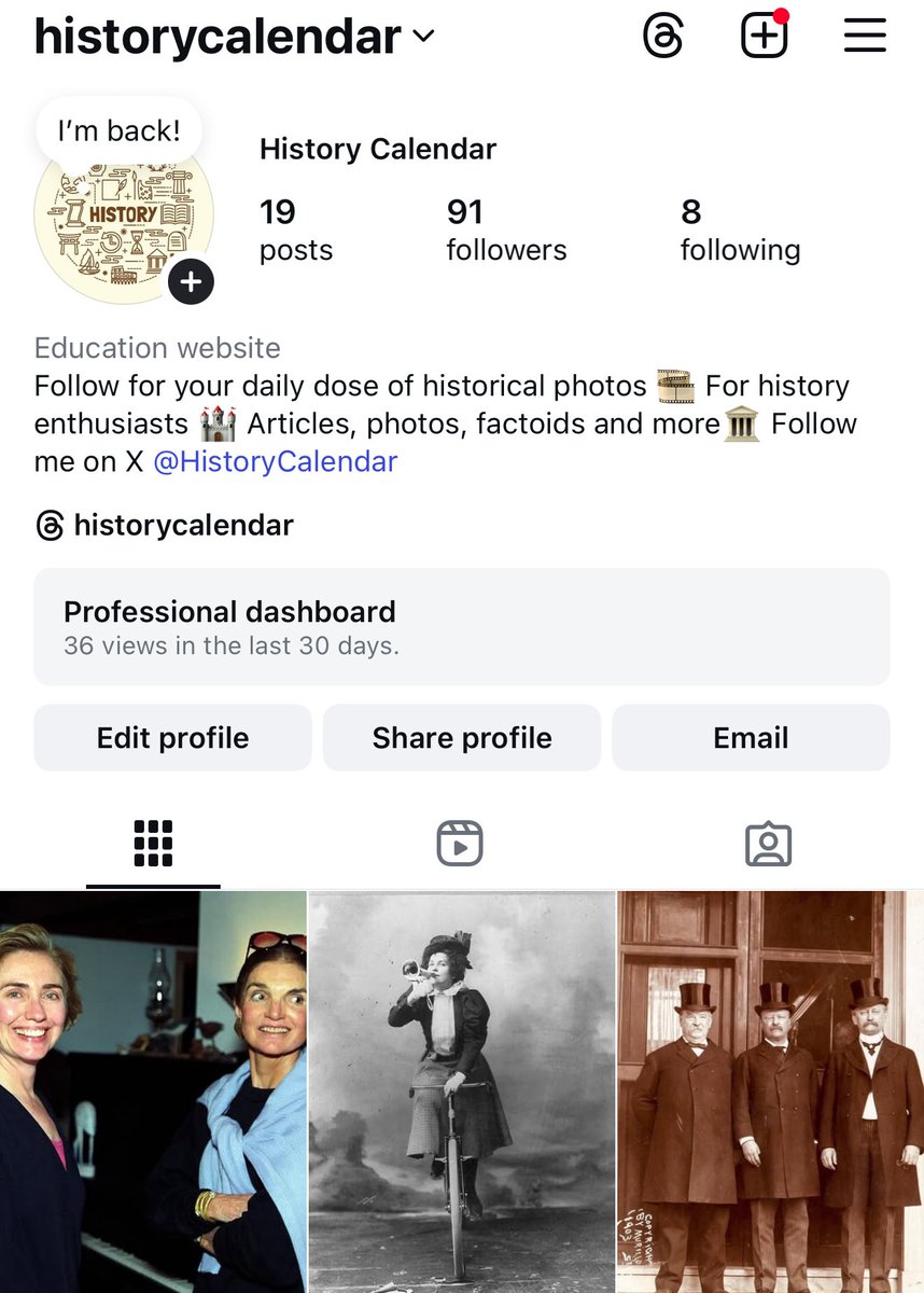 History Calendar (@historycalendar) on Twitter photo X will always be my focus in sharing my love for history, but if you want to follow me on Instagram for solely photos/videos, I am now going to start posting there too! <a href="/historycalendar/">History Calendar</a> there and here! X will always be my focus in sharing my love for history, but if you want to follow me on Instagram for solely photos/videos, I am now going to start posting there too! <a href="/historycalendar/">History Calendar</a> there and here!