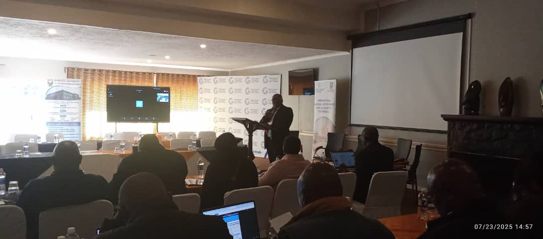 The 2nd International Business, Governance, and Accounting Conference kicked off with a keynote speech by #BUSE Vice Chancellor Prof. Eddie Mwenje, who called the conference, "...a transformative dialogue that will shape the future of industry, governance, and sustainable