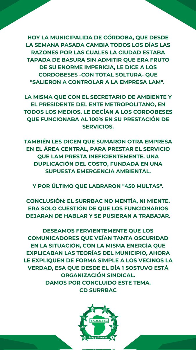 Damos por concluido este tema. 

<a href="/ElDoce/">El Doce</a> <a href="/DiarioAlfil/">Alfil</a> <a href="/radiomitrecba/">Radio Mitre Córdoba</a> <a href="/LPOArg/">La Política Online | Argentina</a> <a href="/CordobaVerdad/">Política Córdoba Verdad</a> <a href="/radiosuquia/">Radio Suquía</a> <a href="/Cba24Ncomar/">cba24n Oficial</a> @LvDosCordoba