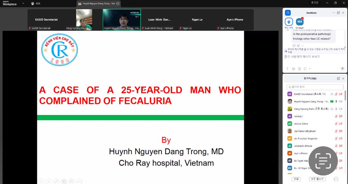 Sang Hyoung Park (@sang_hyoung) on Twitter photo 15th IMOTICON (International Multi-society Online Case Conference for Intestinal Disease) with interesting cases!! ๐ป๐ณ๐ฎ๐ฉ๐ฒ๐ฒ๐ฒ๐พ๐น๐ญ๐ฒ๐ณ Dr. Huynh Nguyen Dang Trong from ๐ป๐ณ was selected as a best presenter and he received a travel grant ๐ฐ for #AOCC2026 next year, Seoul, ๐ฐ๐ท!!Congrats!! 15th IMOTICON (International Multi-society Online Case Conference for Intestinal Disease) with interesting cases!! ๐ป๐ณ๐ฎ๐ฉ๐ฒ๐ฒ๐ฒ๐พ๐น๐ญ๐ฒ๐ณ Dr. Huynh Nguyen Dang Trong from ๐ป๐ณ was selected as a best presenter and he received a travel grant ๐ฐ for #AOCC2026 next year, Seoul, ๐ฐ๐ท!!Congrats!!