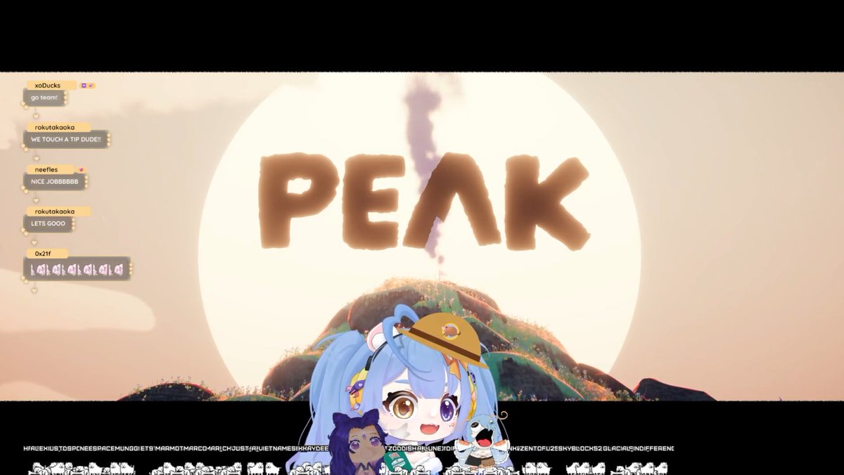 spacemunggi's tweet image. WE PEAKED!!!!!!!! (ayo?)
the mountain got nothing on @Sanaversevt @AkariHoshizora_ and i~ even though i would not have made it irl for sure bc my arms and legs are like toothpicks LOL
big thanks to @Yazui_chan @/spiritt_vt and @Seven_9090 for the raids!!! we sent our own triple…