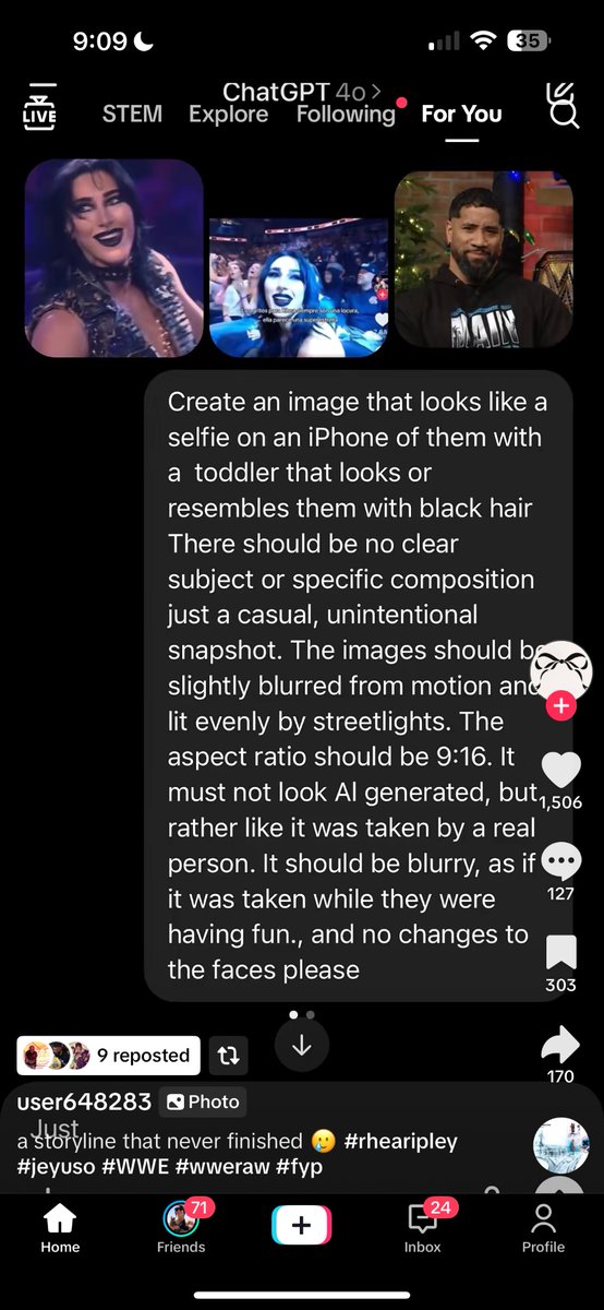 Punkieehardyyy's tweet image. People are so weird idk why my mutuals would even repost this, both of them are married, jey has a family like wtf. Idk why this is even a trend