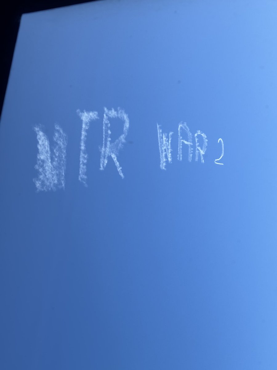 Vtr War 2 written in the sky wtf. What does that mean? Tf is going on in Melbourne