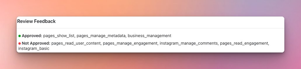 ShivBartaula's tweet image. I spent 2 months trying to get Meta’s approval for 8 permissions for my SaaS they kept getting rejected no matter what I did. 

After many many attempts (and frustrations), I cracked it.

I documented the full process in a document + recorded video. If you’re stuck too and want…