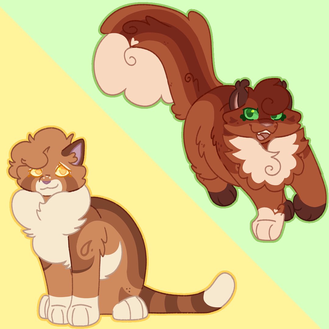 Catbird_stuff's tweet image. Drawing every main series protag : SquirrelFLIGHT &amp;amp; Leafpool

THE SISTERS!! I love them I love them I love drawing them I love them 

#warriors #warriorcats #leafpool #squrrielflight #squirrelstar