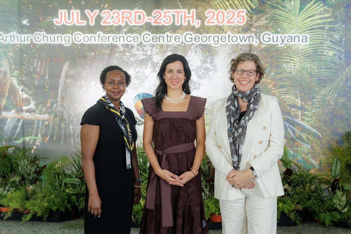 MichMuschett's tweet photo. Environmental action is no longer a choice — it is an urgent necessity.

Honored to represent @antonioguterres at the @globioalliance in 🇬🇾 and to reaffirm @UN’s call for bold, collective action. Nature is not a cost. It is the foundation of thriving, resilient societies. https://t.co/04qwDSo7S2
