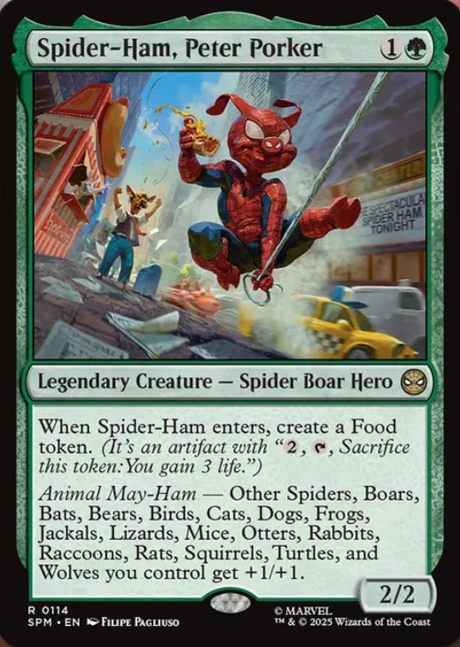 MTG x SPIDER-MAN】 《スパイダーハム、ピーター・ポーカー》