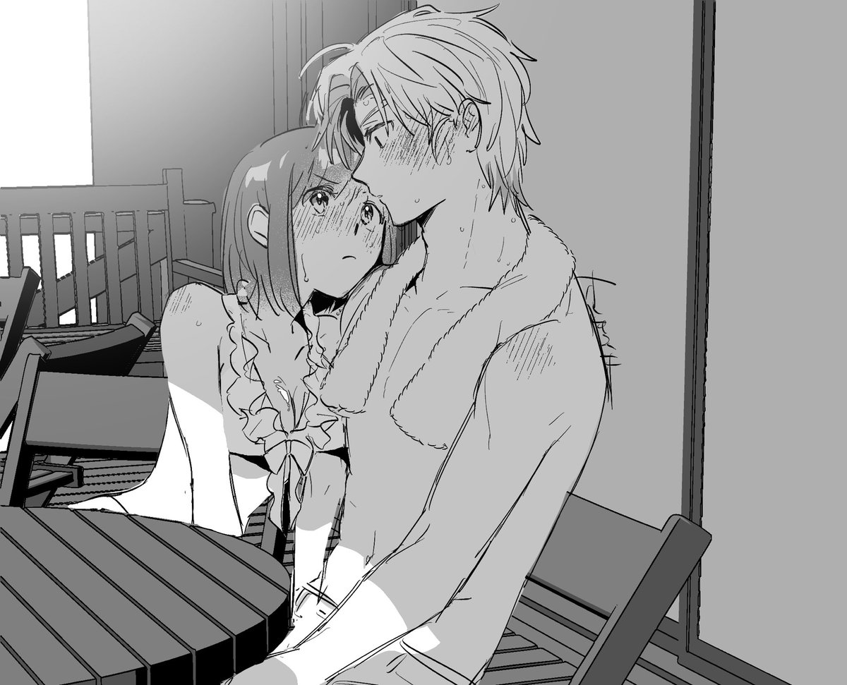 sono__suki's tweet image. ドキドキ❣️光る汗と目に入るアレ