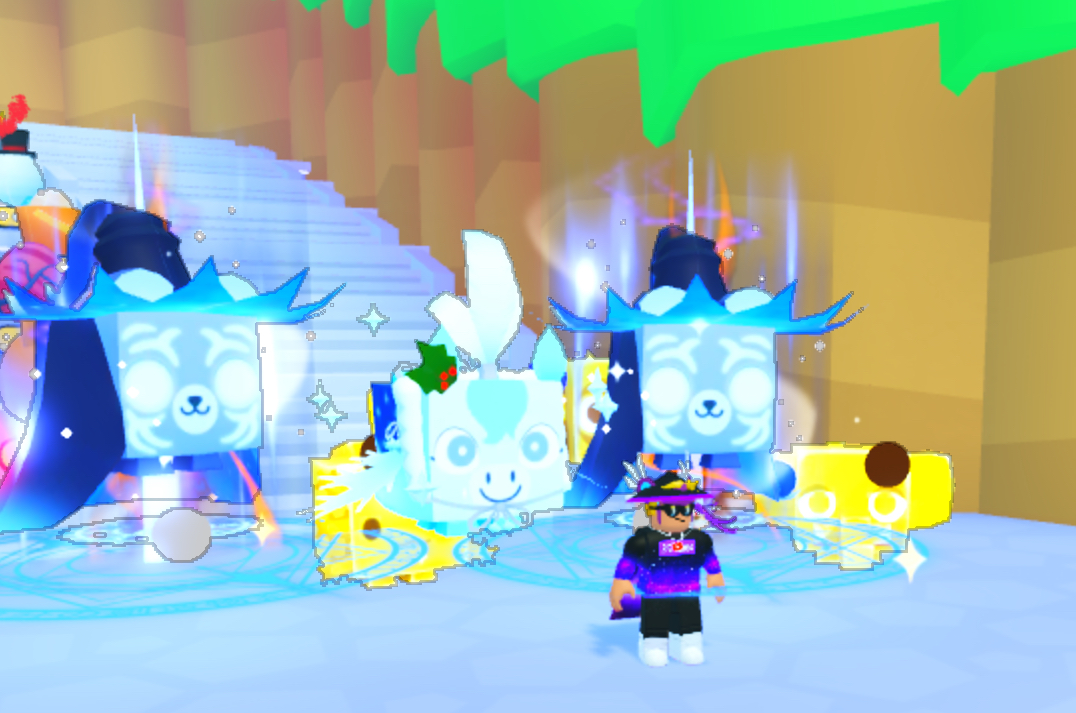 Pet Simulator 99
6x huge pet giveaway!🎉
Requirements:
Like❤️ 
retweet🔄 
Follow me and <a href="/don123pc2/">don123pc2</a>
Tag 3 friends 
 Giveaway ends in a day
Good Luck!🍀