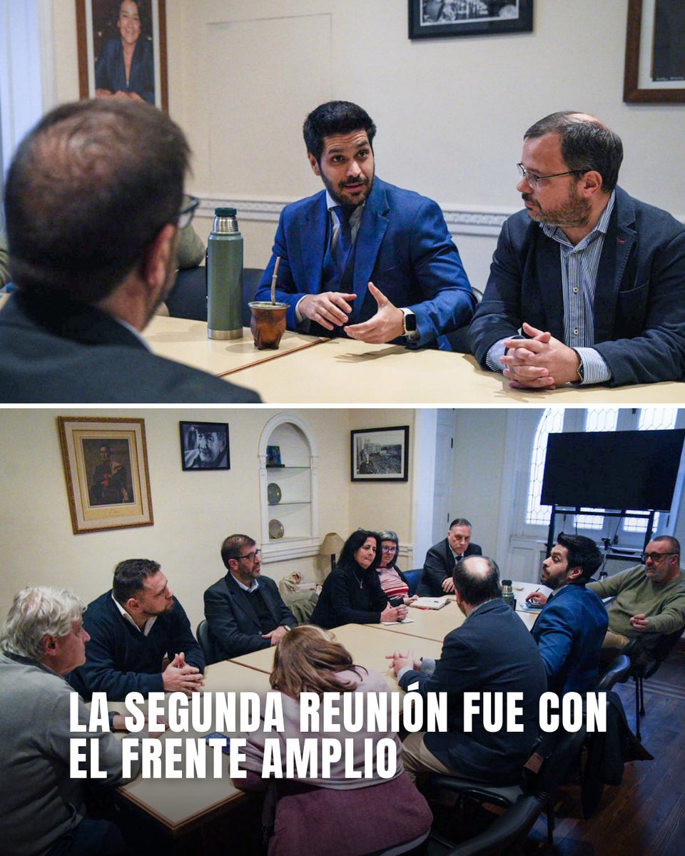 PartidoColorado's tweet image. Representando al Comité Ejecutivo Nacional, el Secretario General Andrés Ojeda y el Diputado Felipe Schipani visitaron la sede del @Frente_Amplio para promover un diálogo abierto sobre posibles reformas al proceso electoral 🤝 #ReformaElectoral #DiálogoPolítico
#PartidoColorado