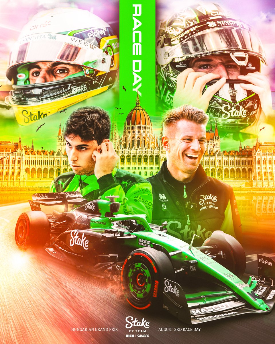 StocksGFX's tweet image. Here is my entry for the @stakef1team_ks #sf1tkshungariangp Poster Contest! 🎨💚
All support is appreciated, had a blast making it!
❤️♻️