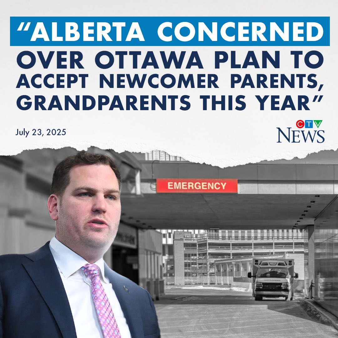 ABDanielleSmith's tweet image. Alberta is clear that Ottawa’s immigration plan is unsustainable, unfair, and needs to be refocused to prioritize economic migrants.
Nearly 2 million newcomers arrived in Canada last year, overwhelming provincial housing, health care, and education systems. Alberta has asked for…