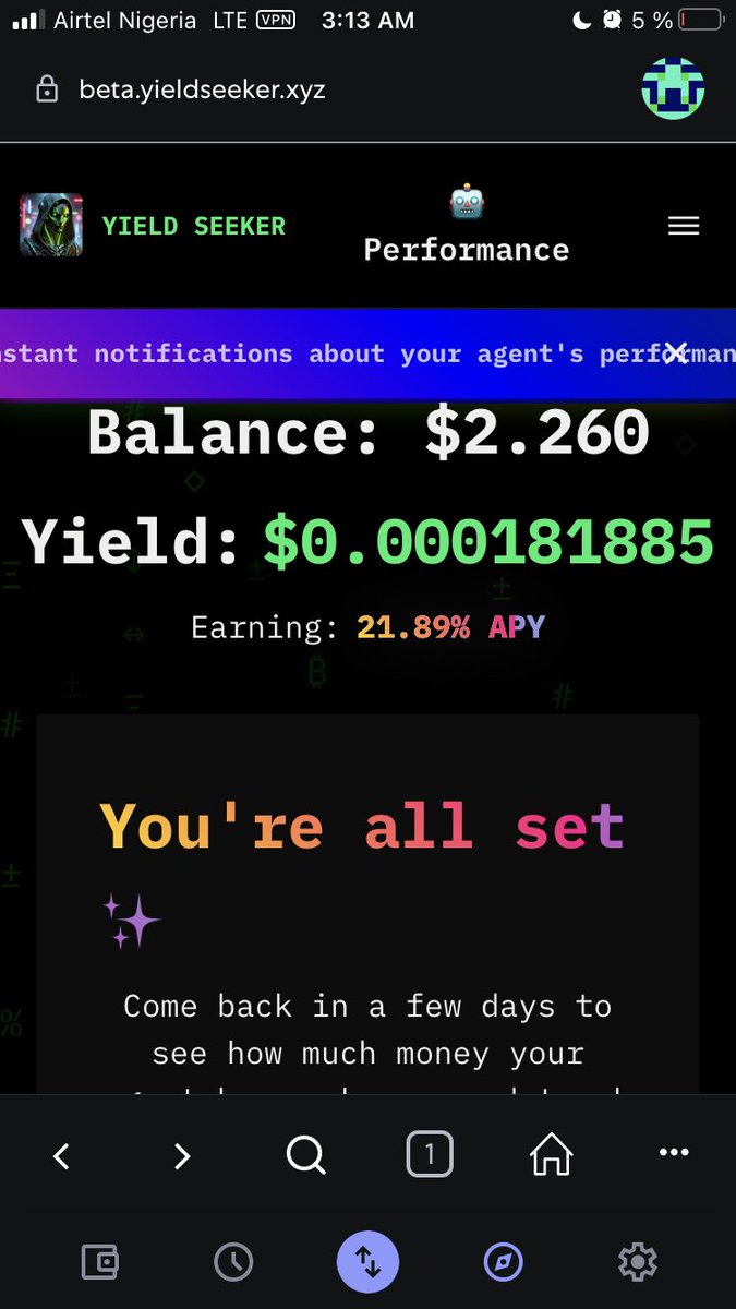 Boost your stablecoin earnings with <a href="/yieldseekerxyz/">Yield Seeker 🤖💸</a> 

My Experience Ai agent is TOP rated🔥🔥🔥

This AI-powered tool analyzes DeFi protocols in real-time to find the best yields for you. No more manual searching or constant monitoring - Yield Seeker does it all for you💡

Get