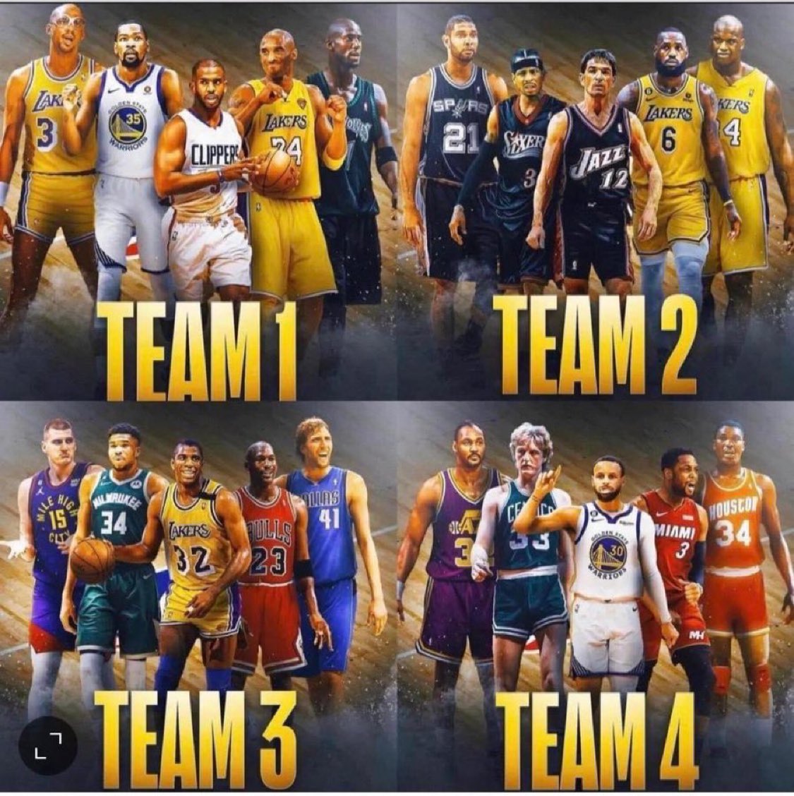 Choose your best team