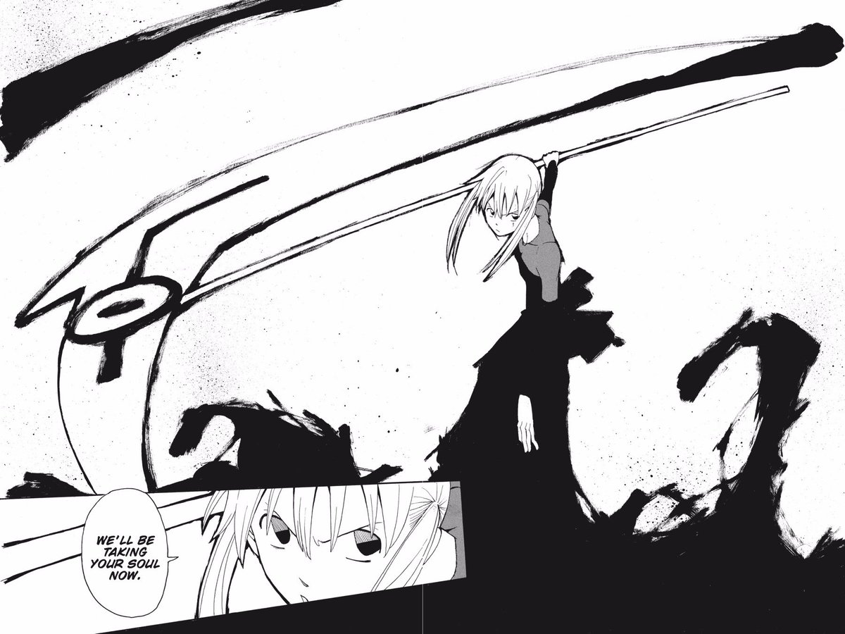 InfiniteB0bby's tweet image. Maka and soul upgrade🔥 Medusa taking over her sisters body, I love the look honestly and WHAT IS GOING ON WITH CRONA😭