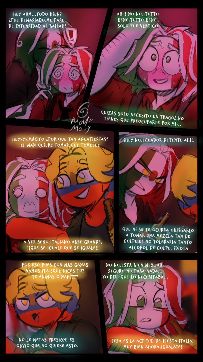 Moymo_y's tweet image. Imprevisto pt:4
(Moy no sabe hacer viñetas)
#CountryHumans