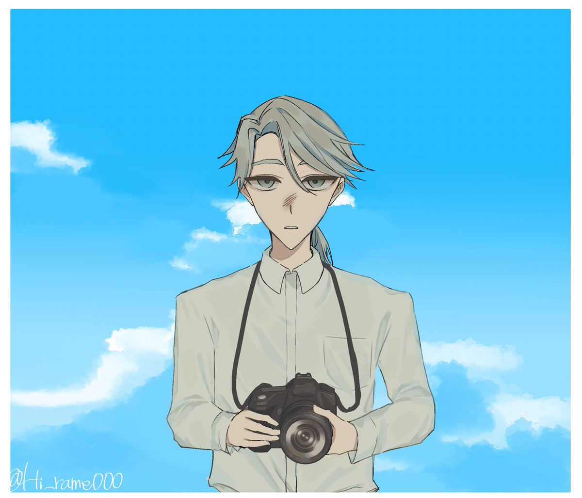 Hi_rame000's tweet image. 相応しい顔だと思った。
写真とは違う…もっと、別の何かに
学パロ
#納配　⚰️📮