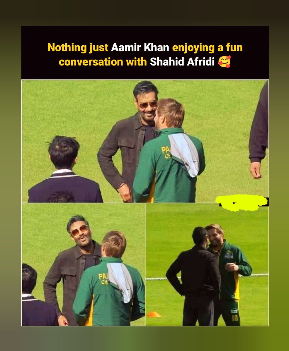 इतनी बड़ी पहलगाम हमले के बाद 
 देशद्रोही आमिर खान कैसे पाकिस्तानियों से अपना प्यार दिखा रहा है 😡
ये खान होते ही गद्दार हैं 😡
(अब कुछ लोग कहेंगे कि ये अजय देवगन है)

#selfcontrol #StayPositive श्री हरि #JagdeepDhankhar