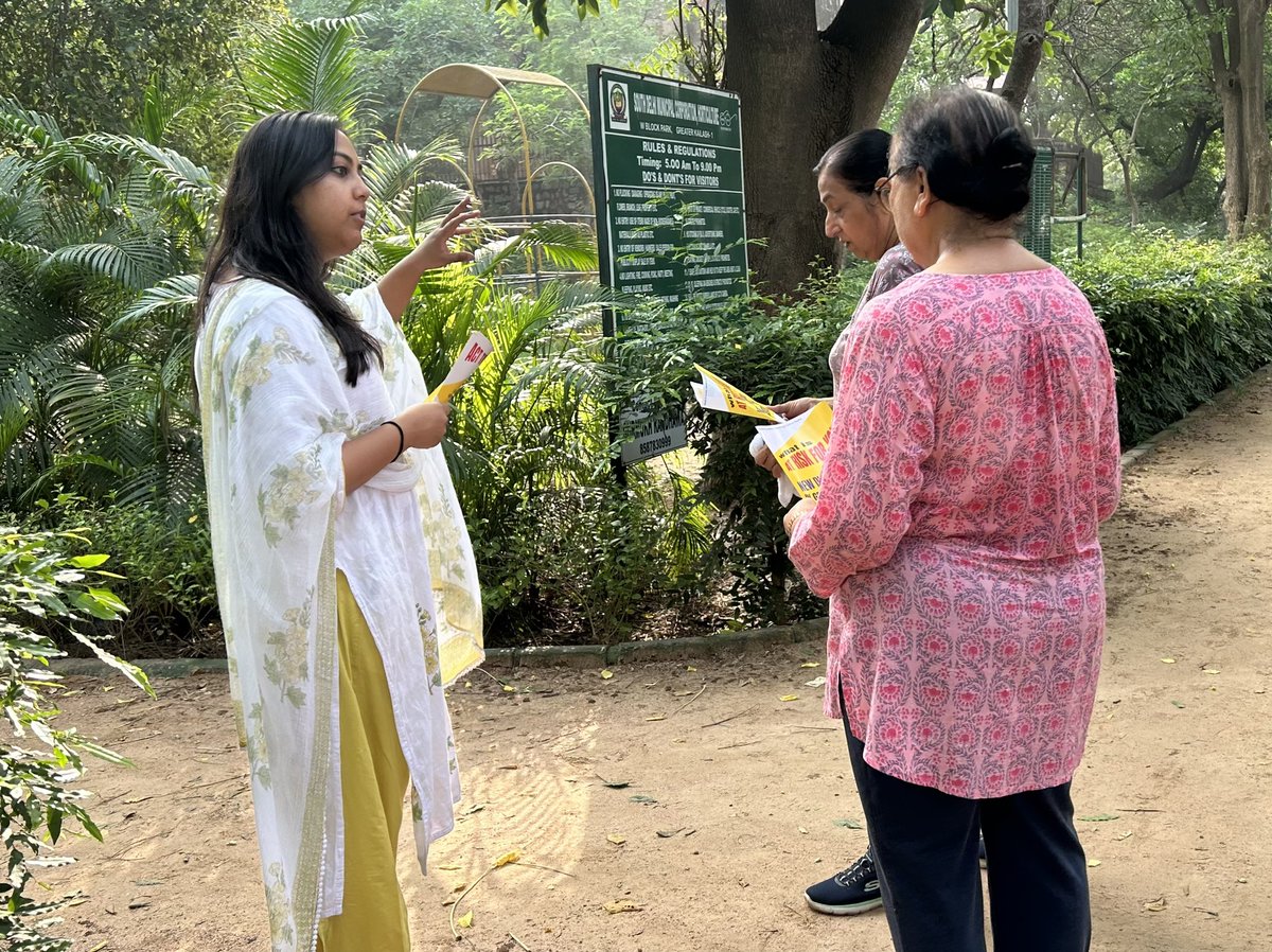 Eeshna_Gupta's tweet image. 📍Sh. Atal Park, W Block

#SAYNOTOHOSPITAL In GK1