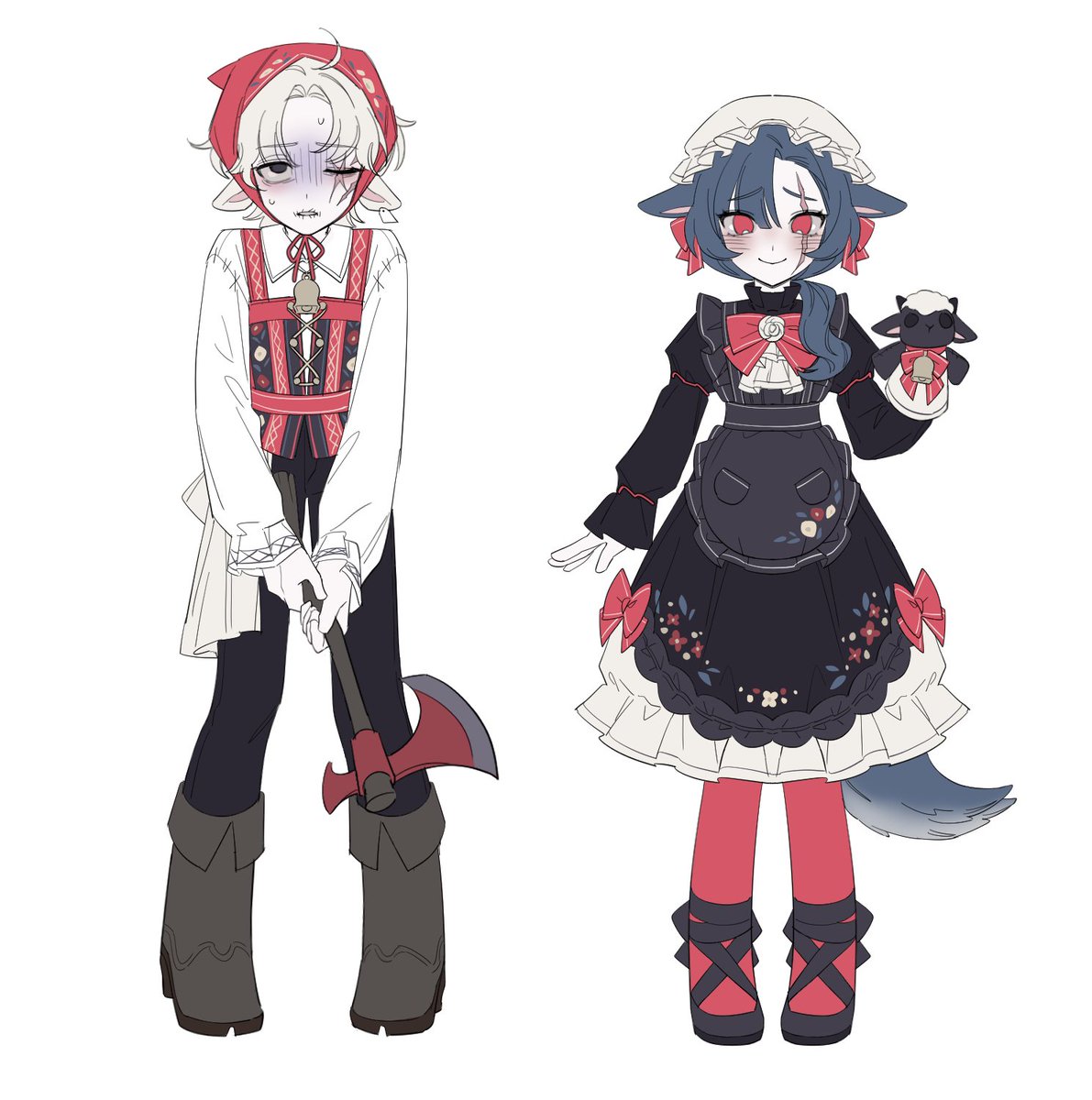 GoShuJin4Ma's tweet image. 🐏🐺