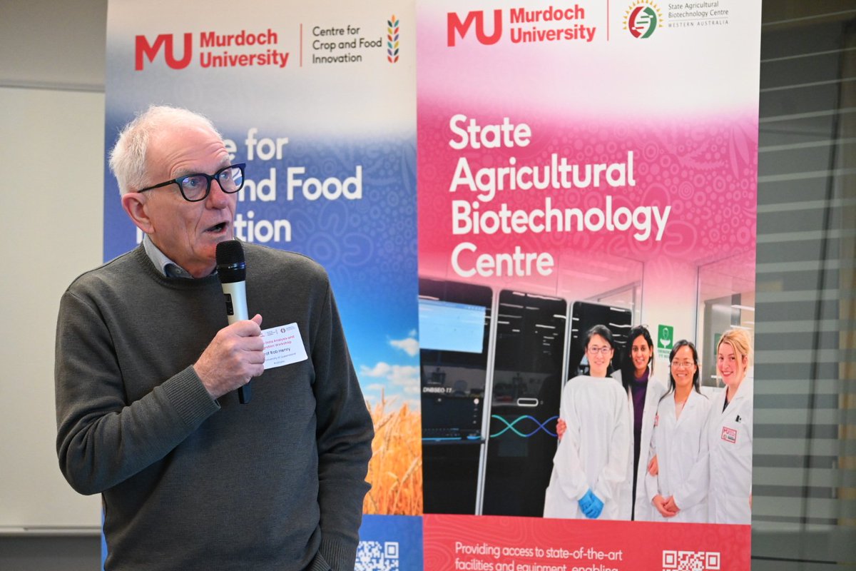 MU_CCFI_Biotech's tweet image. Session one of the Genome Data Analysis and Integration Workshop begins with @UQ_News Prof Rob Henry, who shares his insights on recent progress in plant genome sequencing, highlights some of the great achievements made in areas such as biodiversity conservation, and flags future…