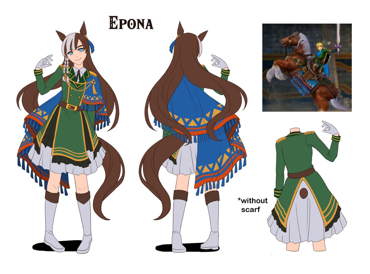 fuwafuwallen's tweet image. ウマ娘 epona