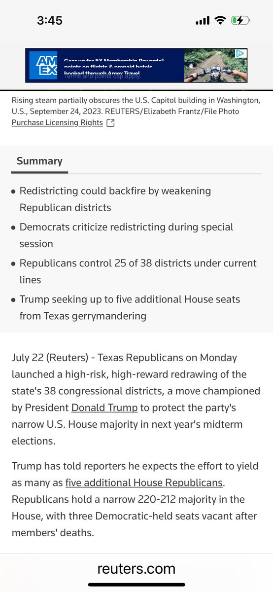 As the Epstein cover-up rages on, just a reminder of two important events to keep tabs on (among many). 

🔷On Nov 4, PA has an election to retain all 3 democratic Supreme Court Justices. This is a brawl for control over women’s rights and voting rights. 

🔷Texas is trying to