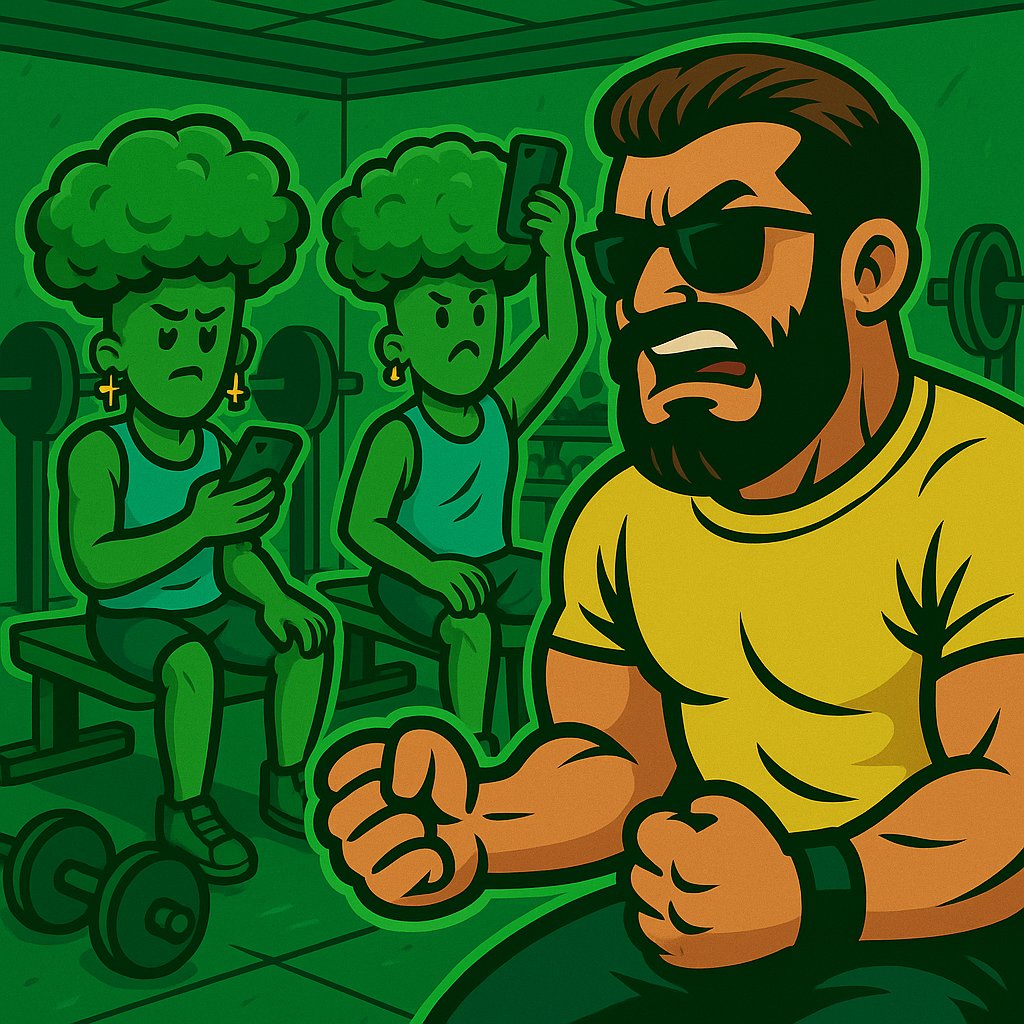 RUNED_TV1's tweet image. Trying to train like a savage and these broccoli-haired NPCs are playing slap nuts on the bench press again.
No muscle, no hustle, just dangling earrings and TikTok poses.
Get outta the way before I bench your ass into the parking lot. 💥💪

#GymFail #NPCAlert #TestosteroneTax…