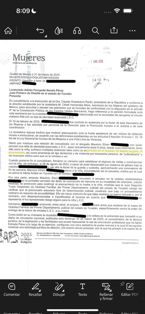 Qué bueno que andas en todo Citlali, nada más una duda:

¿De la NIÑA de cinco años que manifestó haber sido agredida sexualmente mientras estaba con su mamá y sobre la cual tu Secretaría se metió para cerrarle la carpeta con mentiras no hay opinión?

¿O le pedimos a Chicharito