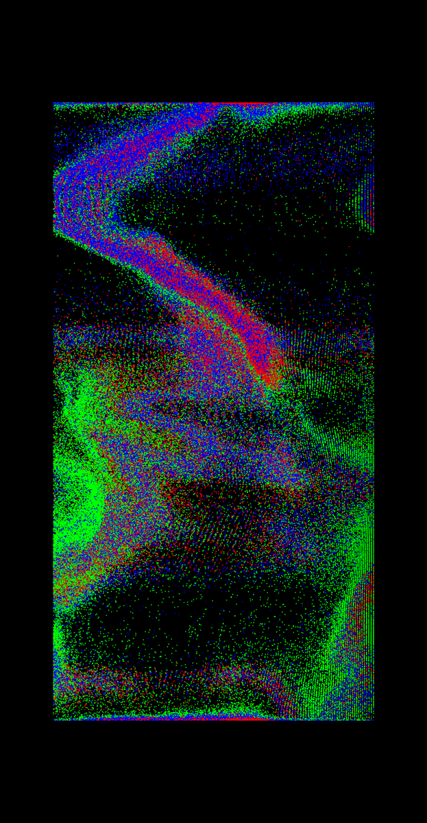 20kb, 0 libraries, 4 colors, 640.000 particles.