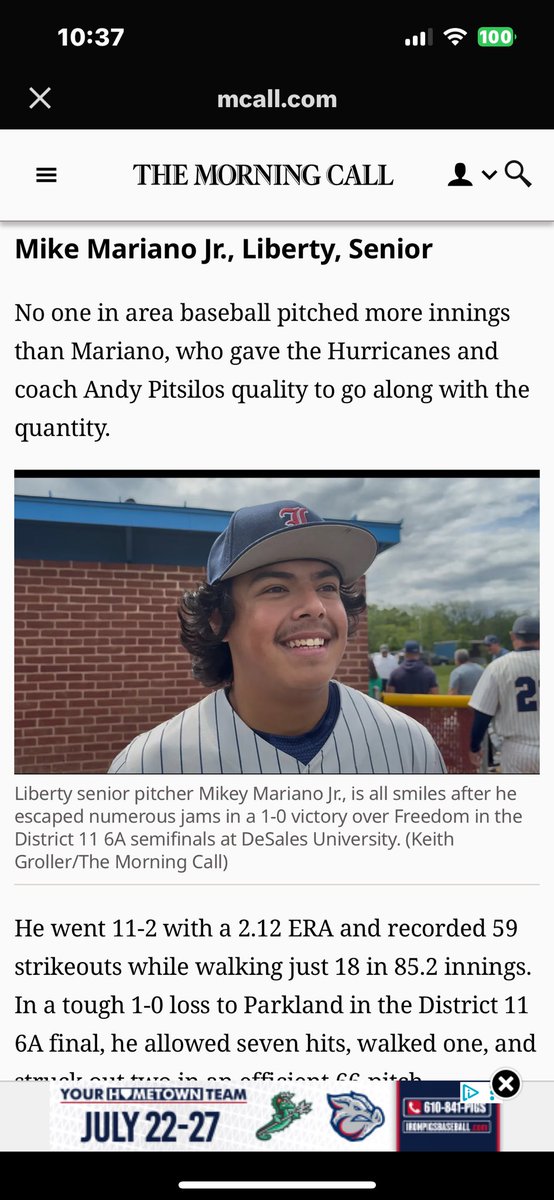 Michael Mariano Jr. 2029 tweet media