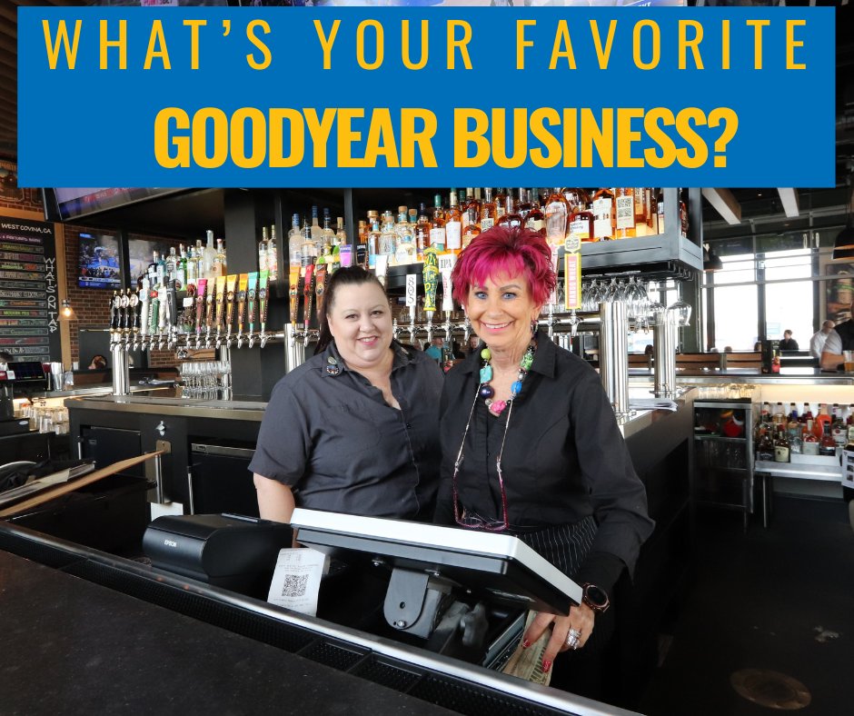 GoodyearAZGov's tweet image. Have a favorite Goodyear business you&apos;re thrilled to have discovered? Give them the recognition they deserve! Submit your pick and they might be featured on the city’s social media pages! bit.ly/450uc4G 

#Goodyearaz #CityofGoodyear
