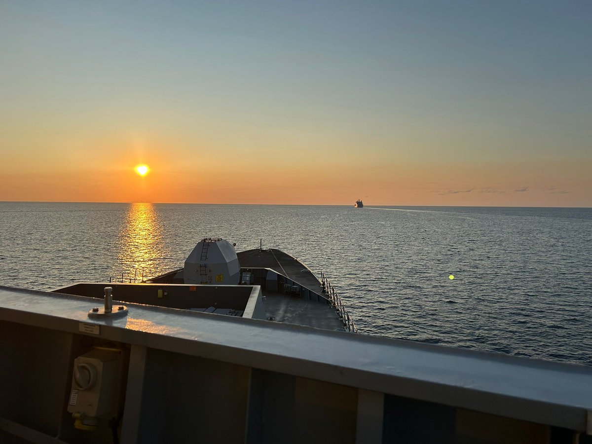 HMS Dauntless (@hmsdauntless) on Twitter photo While continuing with exercise #TalismanSabre2025 we have conducted a RAS this morning (24/7/25) with <a href="/RFATidespring/">RFA Tidespring</a> taking on Diesel and Avcat (helicopter fuel).
<a href="/COMUKCSG/">UK Carrier Strike Group</a> <a href="/NATO/">NATO</a>
#CSG25
#strongertogether While continuing with exercise #TalismanSabre2025 we have conducted a RAS this morning (24/7/25) with <a href="/RFATidespring/">RFA Tidespring</a> taking on Diesel and Avcat (helicopter fuel).
<a href="/COMUKCSG/">UK Carrier Strike Group</a> <a href="/NATO/">NATO</a>
#CSG25
#strongertogether