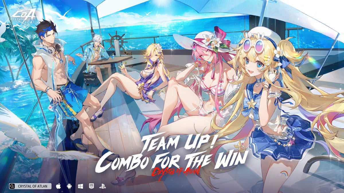 CoA_Global's tweet image. โ๏ธ๐๐๐๐๐ฒ ๐๐จ๐ซ ๐๐ฎ๐ฆ๐ฆ๐๐ซ ๐๐๐ง๐๐๐ณ๐ฏ๐จ๐ฎ๐ฌ ๐๐๐ฎ๐ง๐๐ก๐๐ฌ ๐๐๐๐๐!โ๏ธ
Hop on a yacht with cool heroes for oceanfront vibes, or join the beach party with lively characters. From sunny decks to sandy shores, todayโs the day to team up, unleash combos, and claimโฆ